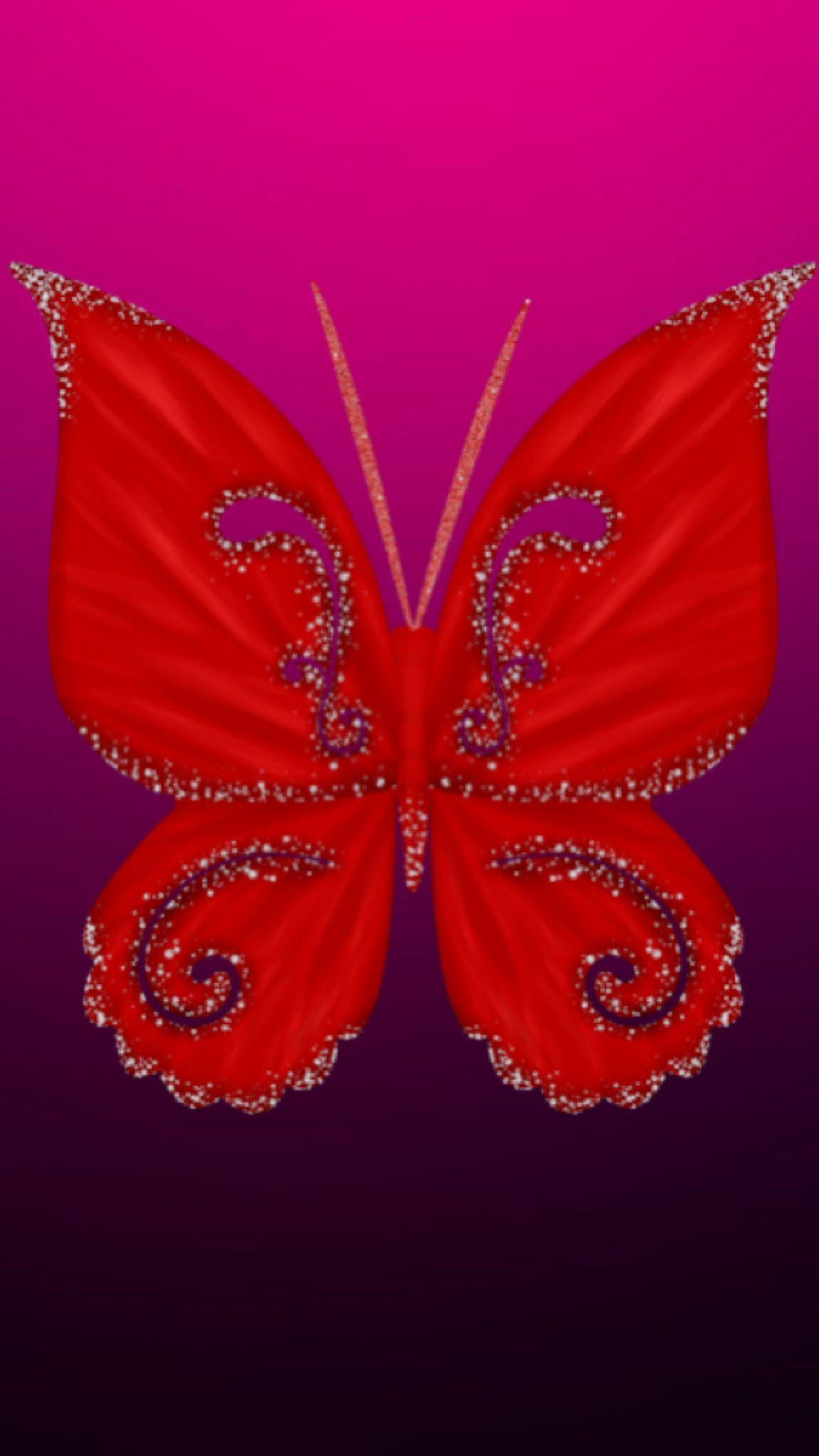 Red Butterfly 3D Wallpapers Top Free Red Butterfly 3D Backgrounds