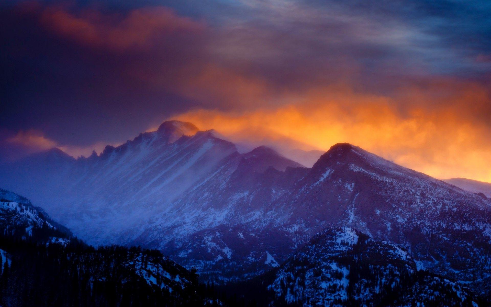 Rocky Mountains Sunset Wallpapers Top Free Rocky Mountains Sunset