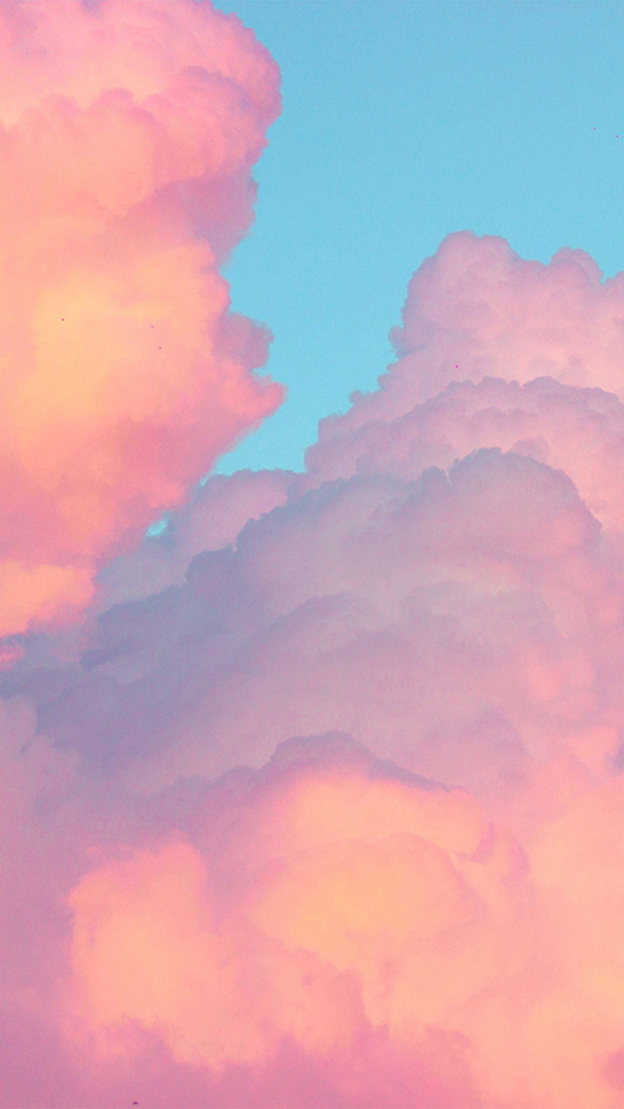 Pink Clouds iPhone Wallpapers Top Free Pink Clouds iPhone Backgrounds WallpaperAccess