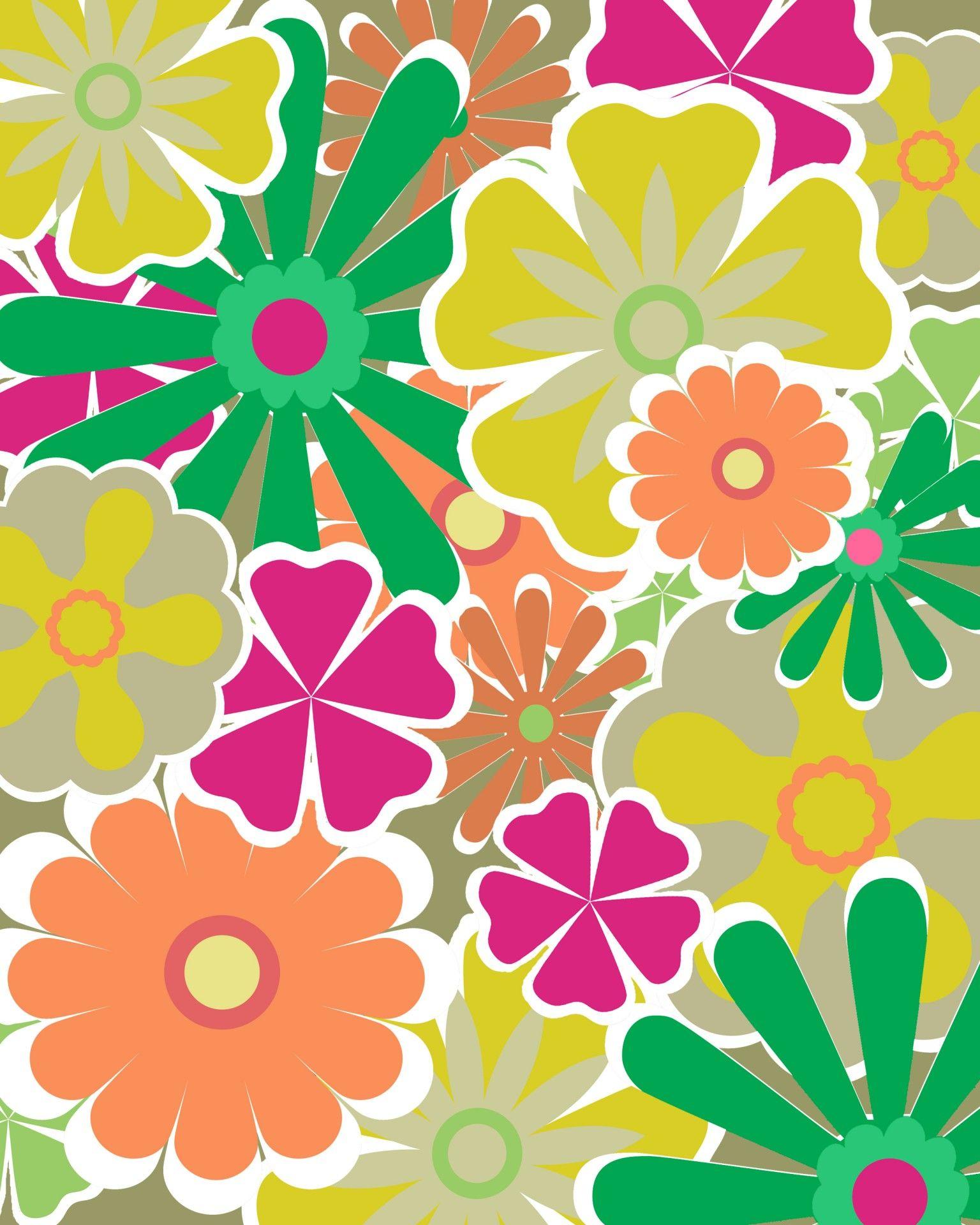 70s Flower Power Wallpapers Top Free 70s Flower Power Backgrounds