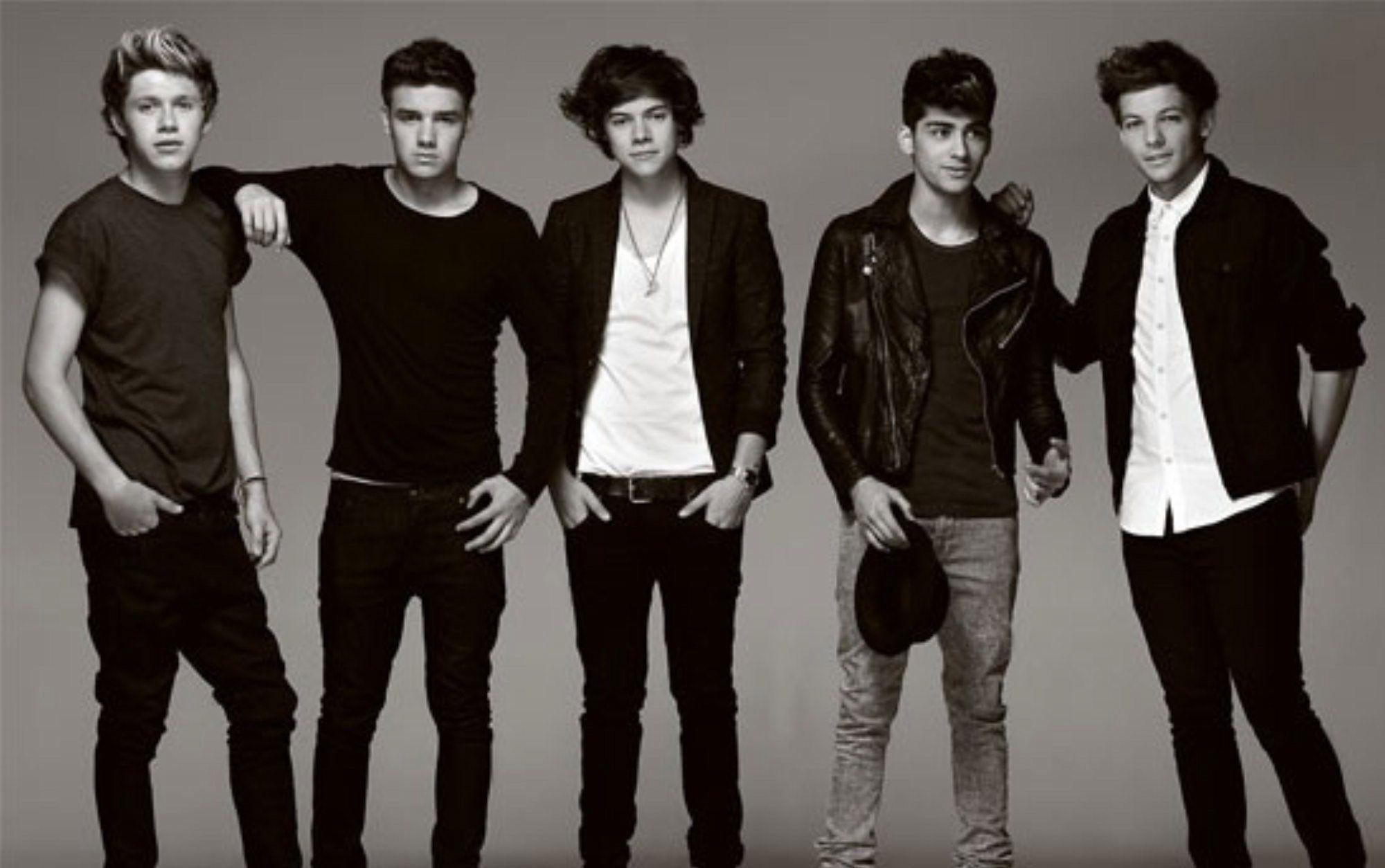 Black and White One Direction Laptop Wallpapers Top Free Black and