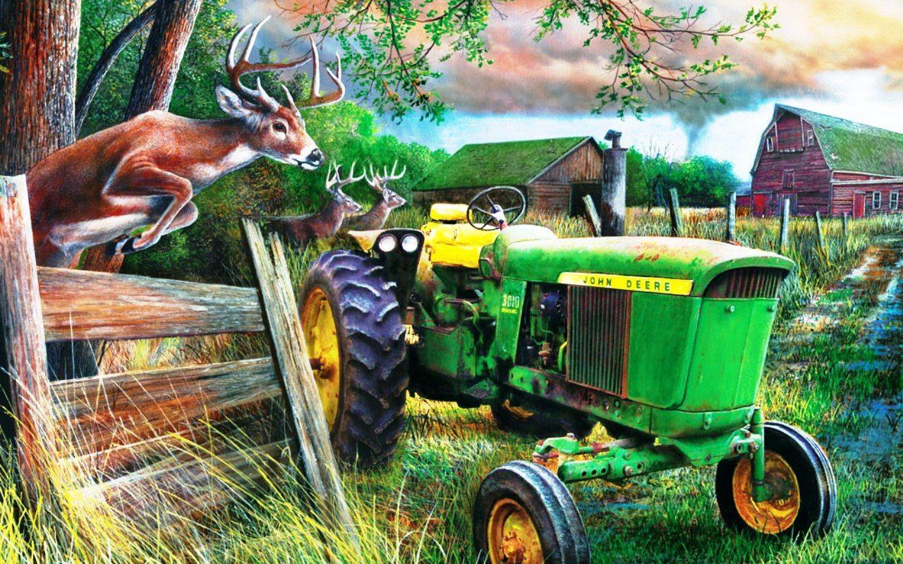 John Deere Tractor Wallpapers Top Free John Deere Tractor Backgrounds