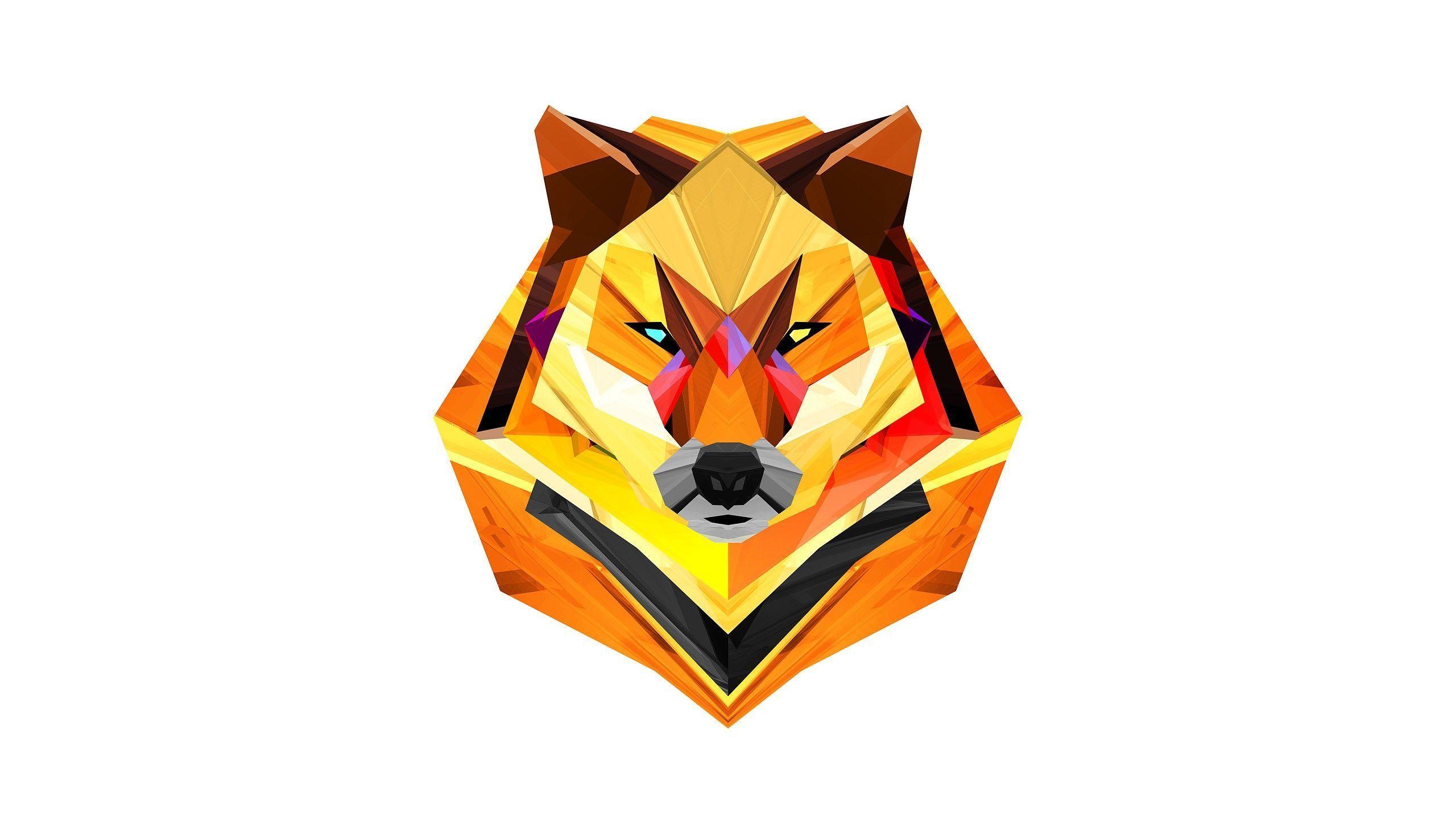 Geometric Animal Wolf Wallpapers Top Free Geometric Animal Wolf