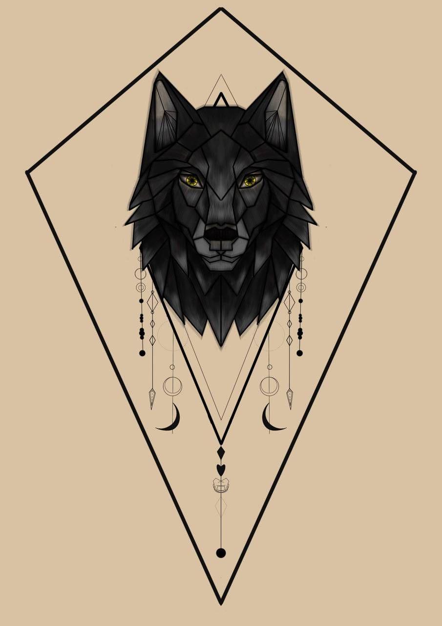 Geometric Animal Wolf Wallpapers Top Free Geometric Animal Wolf