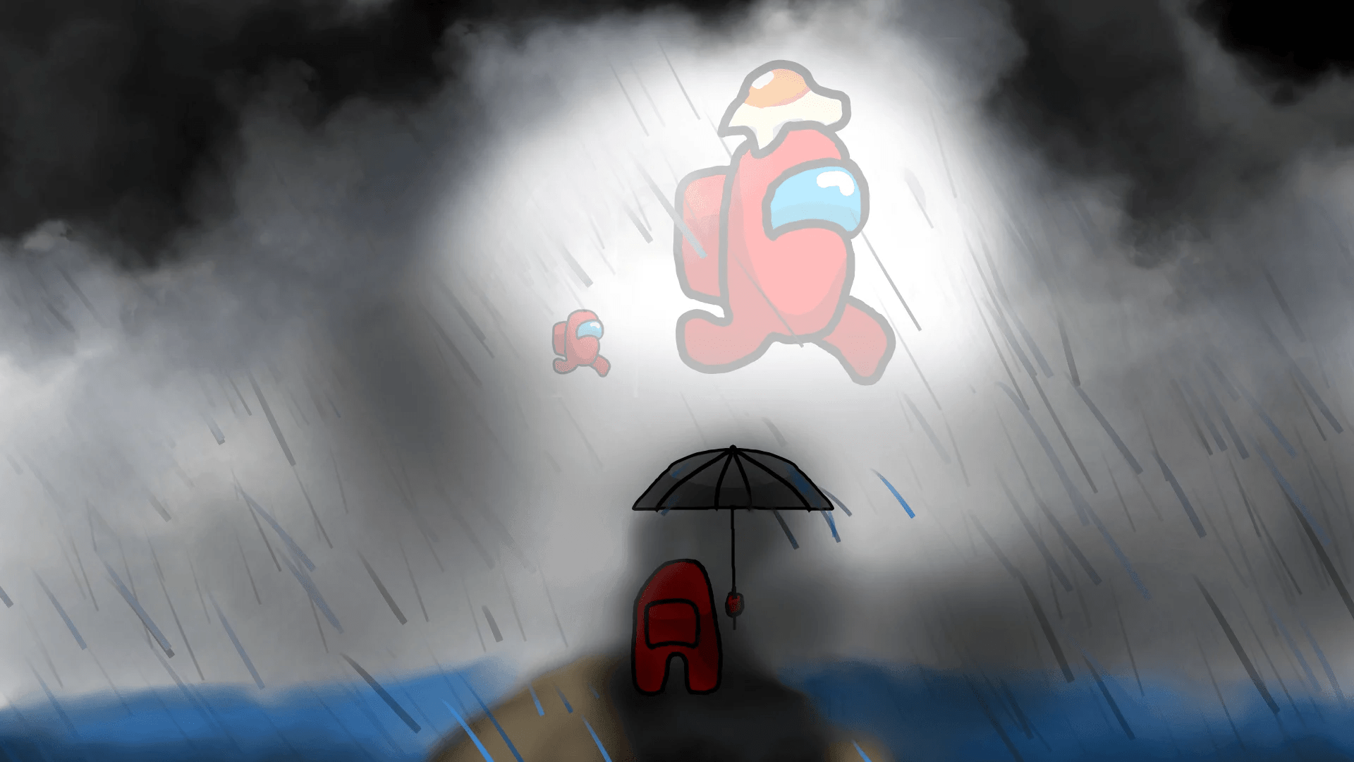 Among Us Red Wallpapers Top Free Among Us Red Backgrounds