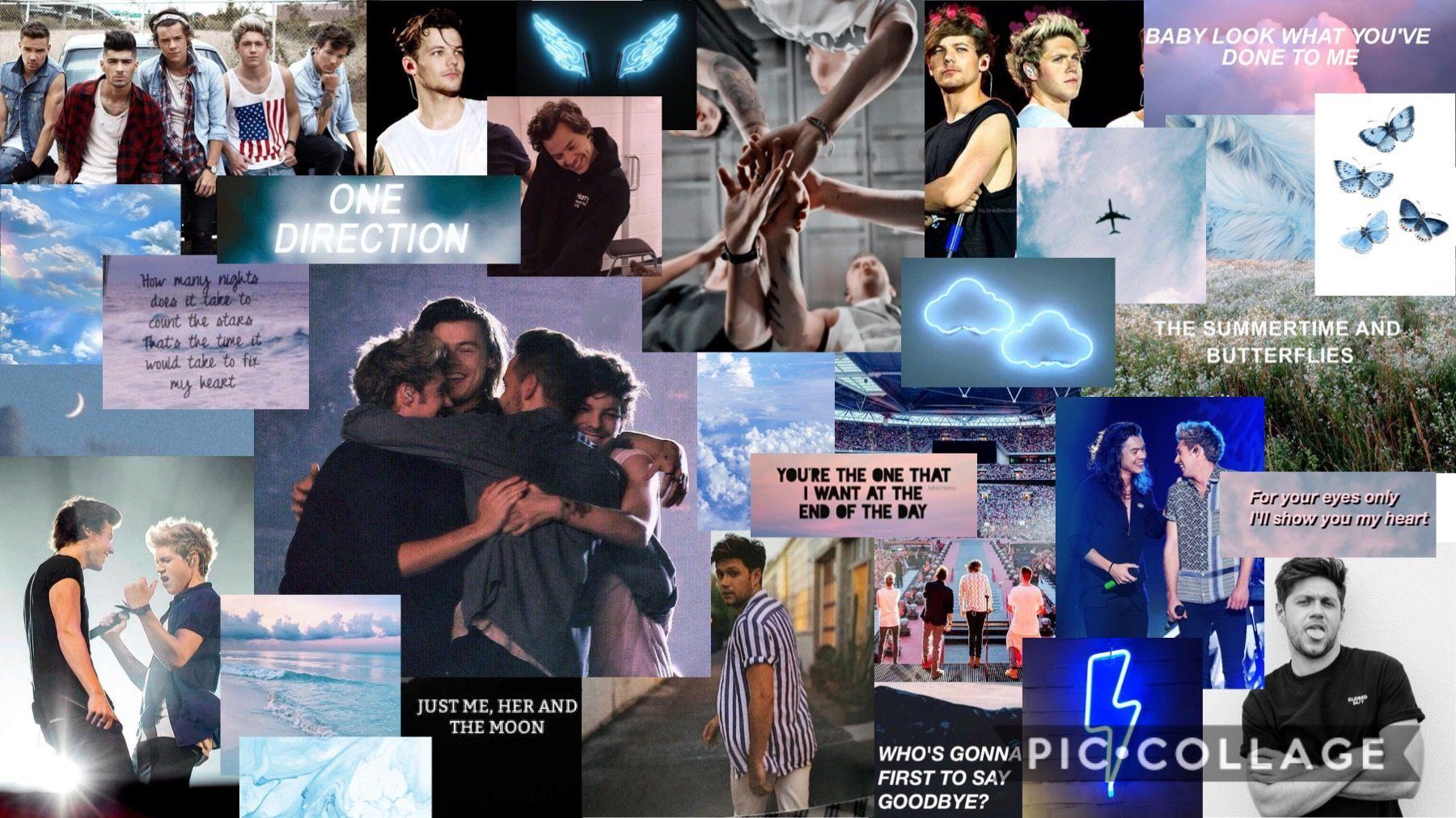 One Direction Aesthetic Computer Wallpapers Top Free One Direction