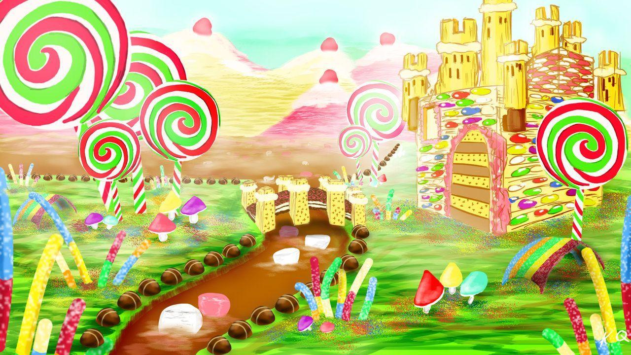 Candy Land Wallpapers Top Free Candy Land Backgrounds WallpaperAccess