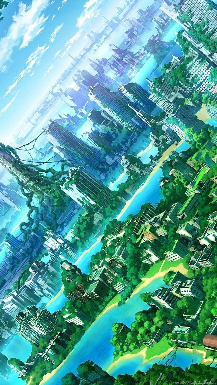Anime City Phone Wallpapers Top Free Anime City Phone Backgrounds