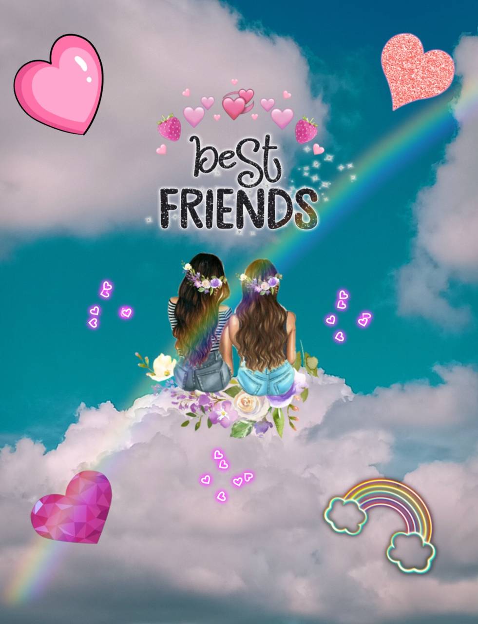 BFF Pink Aesthetic Wallpapers Top Free BFF Pink Aesthetic Backgrounds