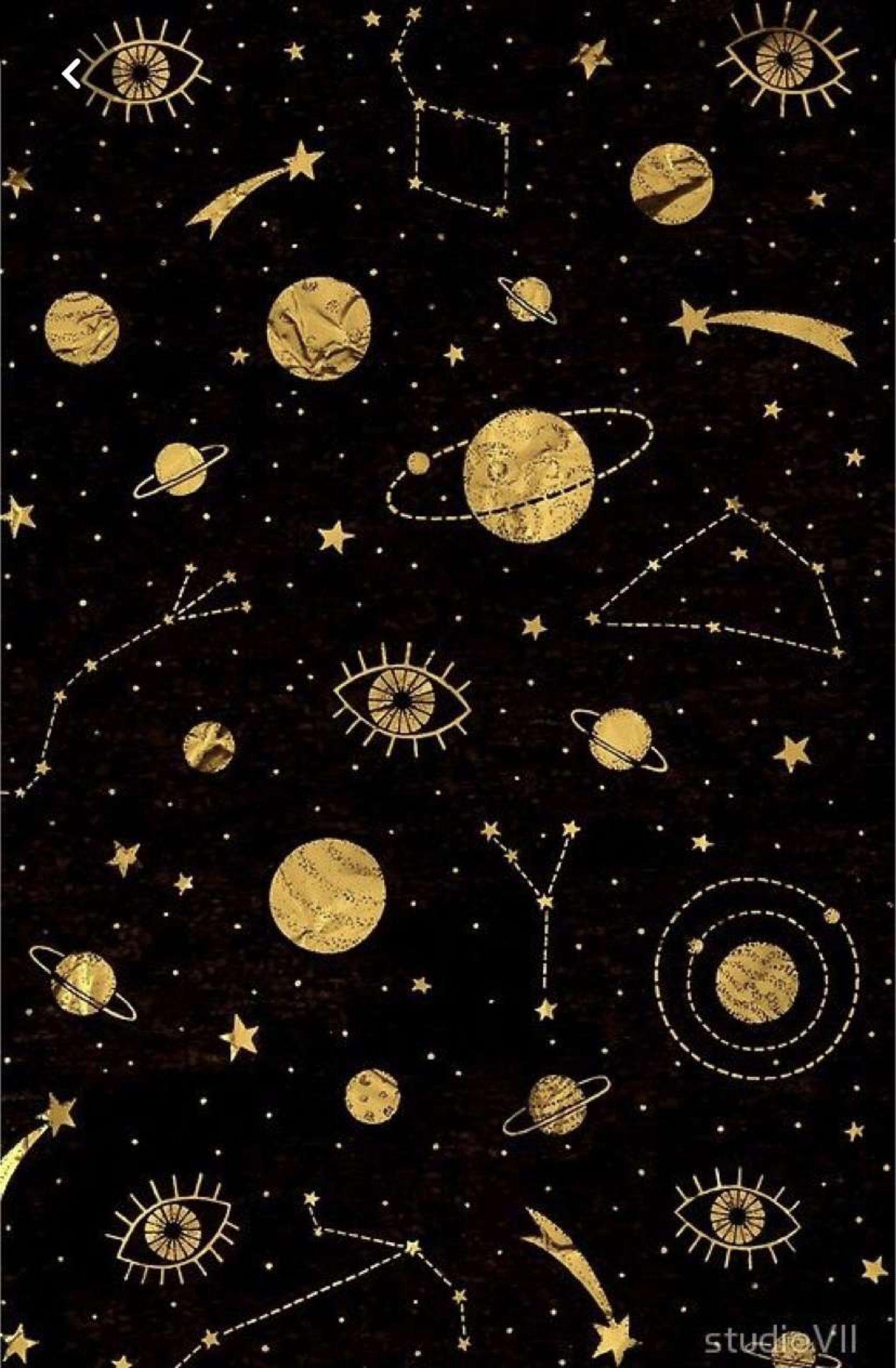 Gold Universe Wallpapers Top Free Gold Universe Backgrounds WallpaperAccess