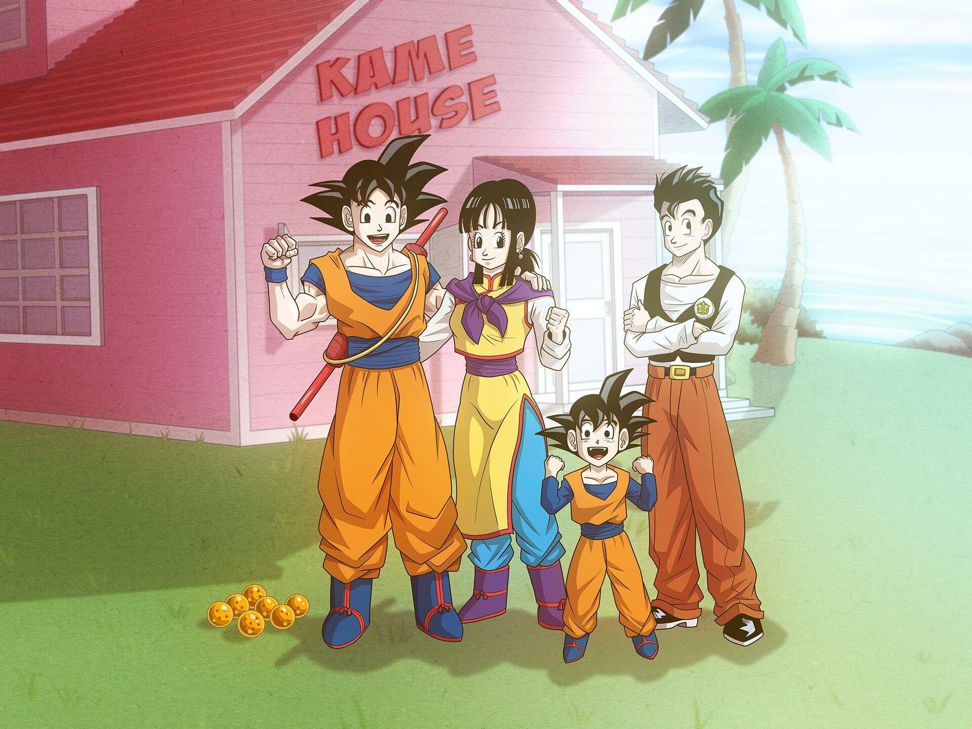 Goku Family Wallpapers Top Free Goku Family Backgrounds WallpaperAccess