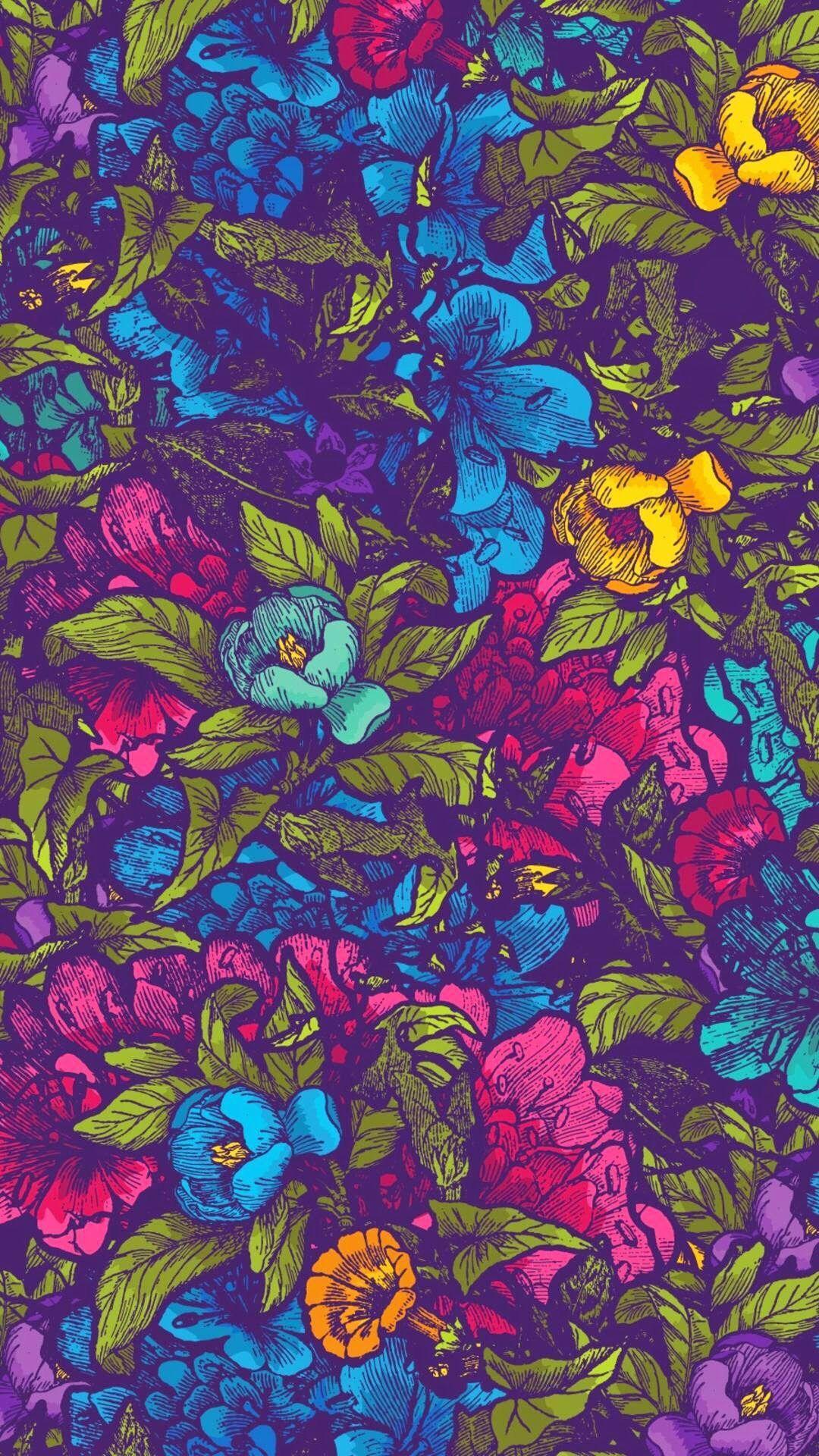Floral Pattern iPhone Wallpapers Top Free Floral Pattern iPhone