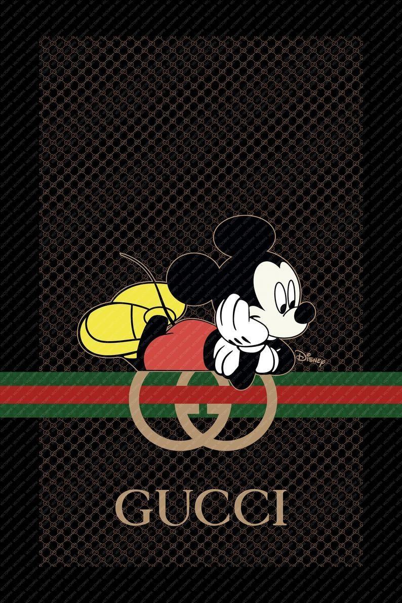 Mickey Mouse Gucci Wallpapers Top Free Mickey Mouse Gucci Backgrounds Wallpaperaccess