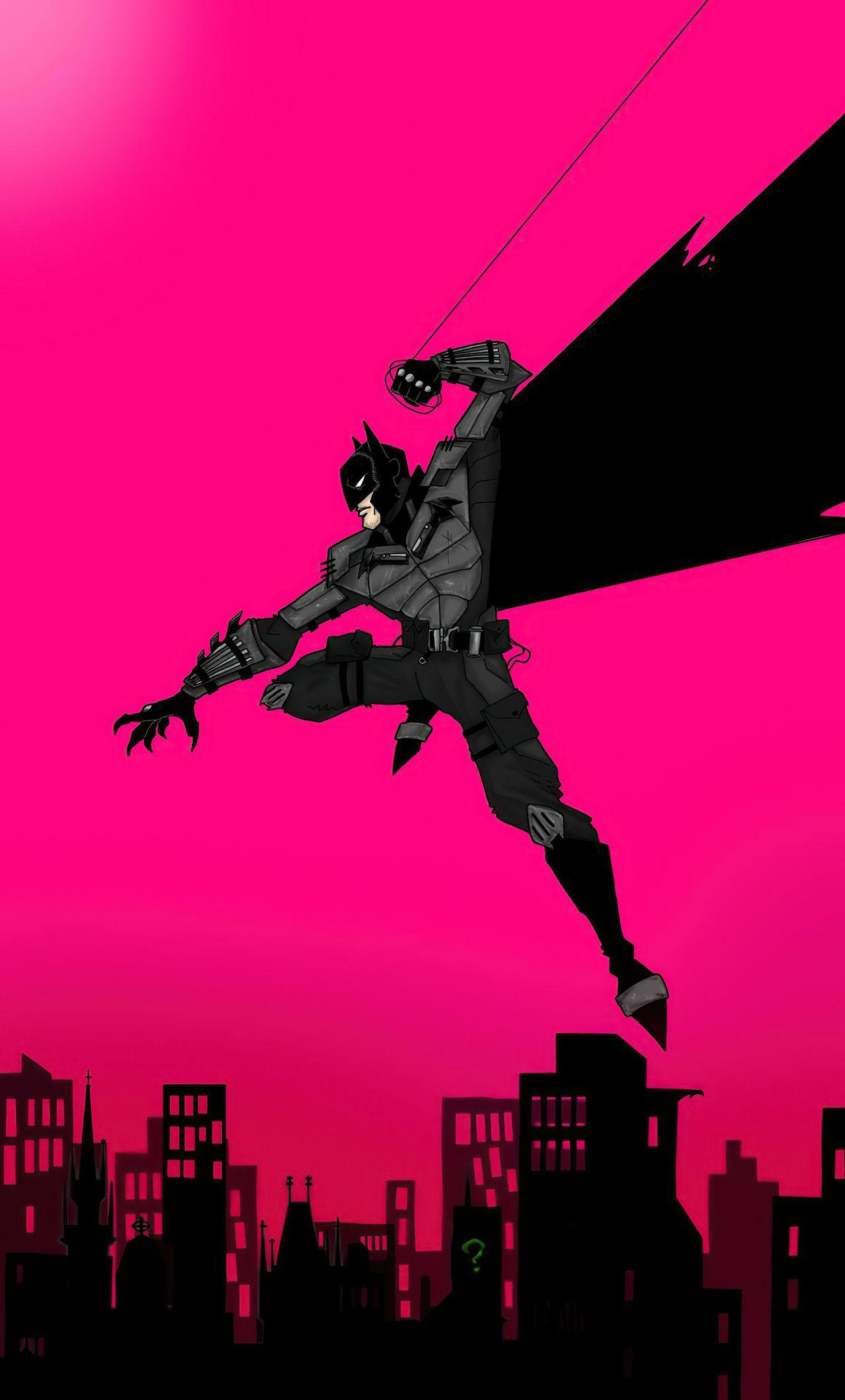 Pink Batman Wallpapers Top Free Pink Batman Backgrounds WallpaperAccess