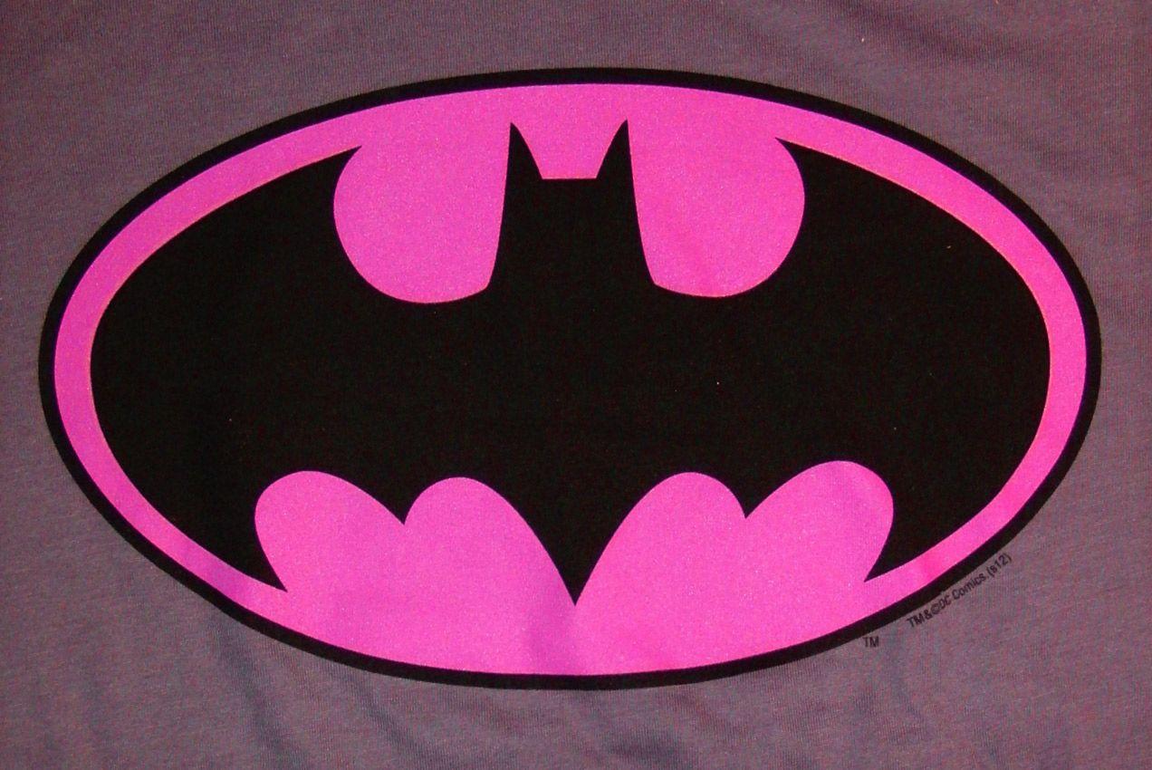 Pink Batman Logo