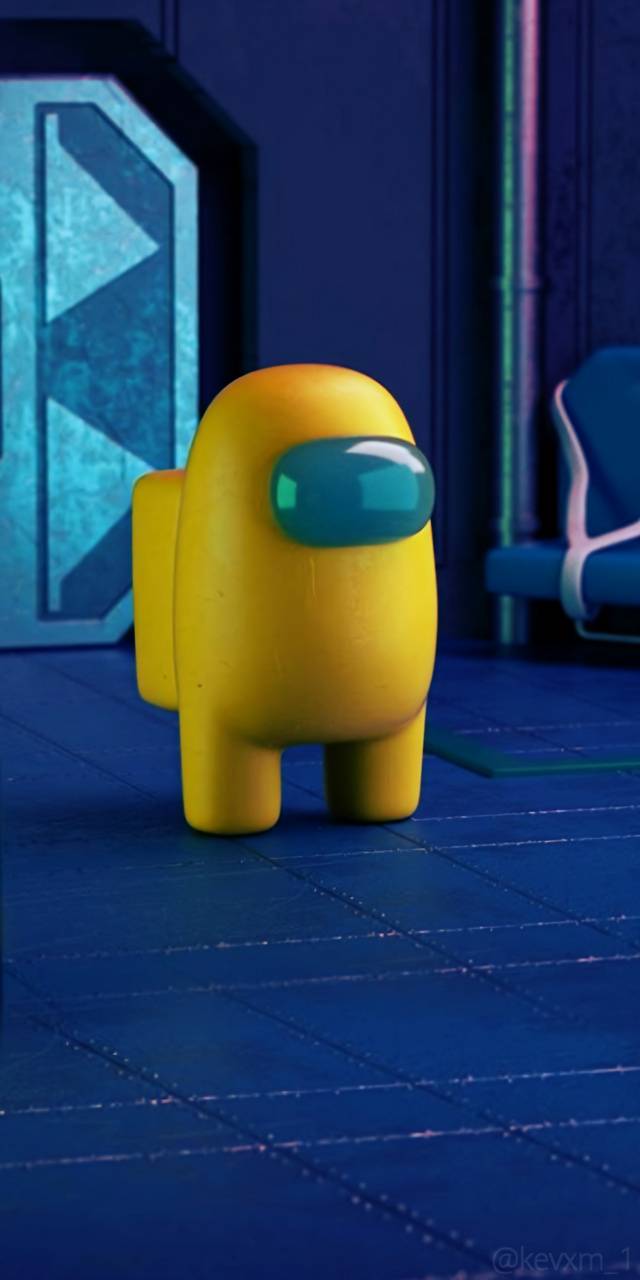 Yellow Among Us Wallpapers Top Free Yellow Among Us Backgrounds