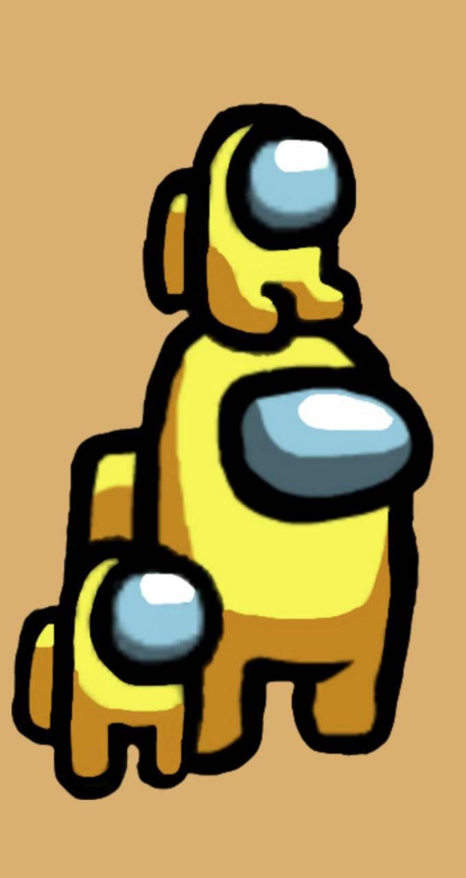 Yellow Among Us Wallpapers Top Free Yellow Among Us Backgrounds