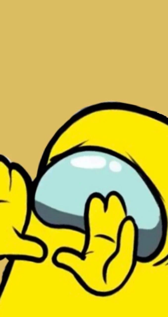 Yellow Among Us Wallpapers Top Free Yellow Among Us Backgrounds