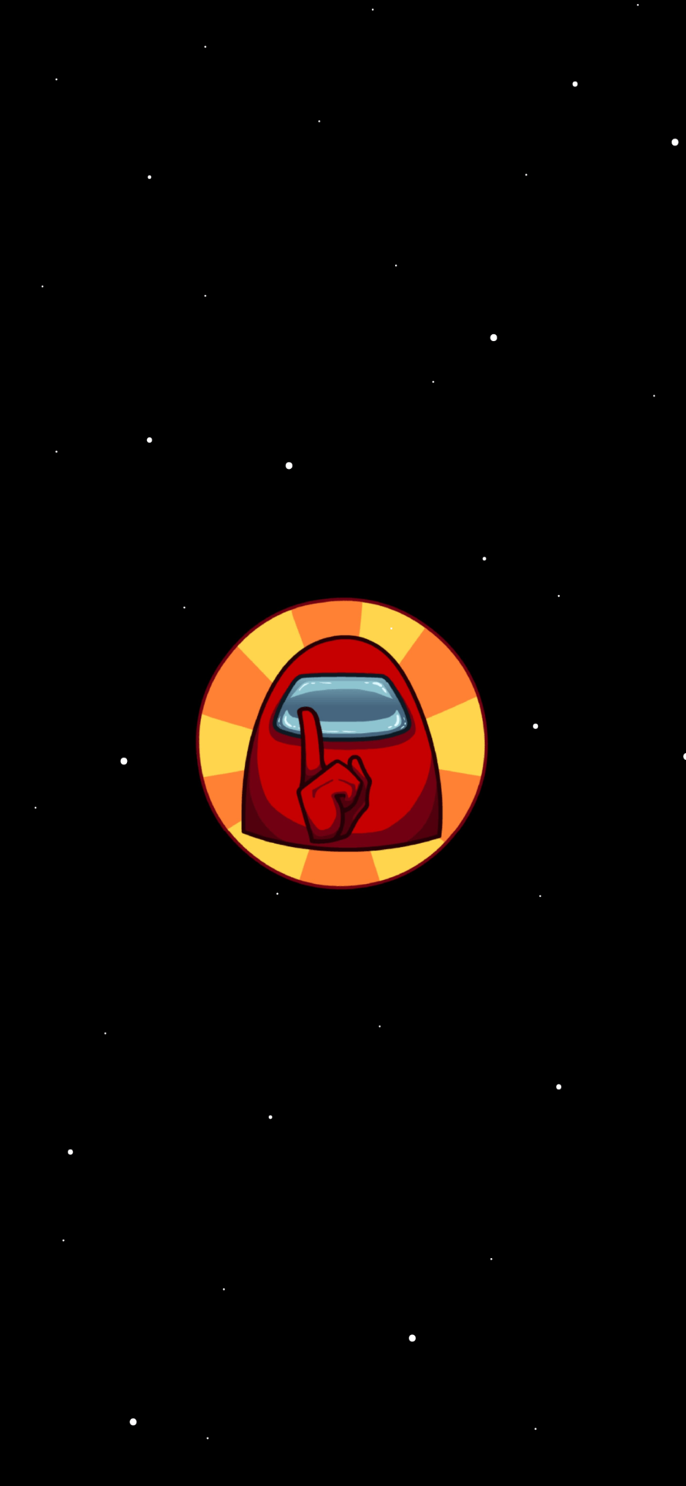 Among Us Wallpaper Iphone Aesthetic Black Among us peach flames