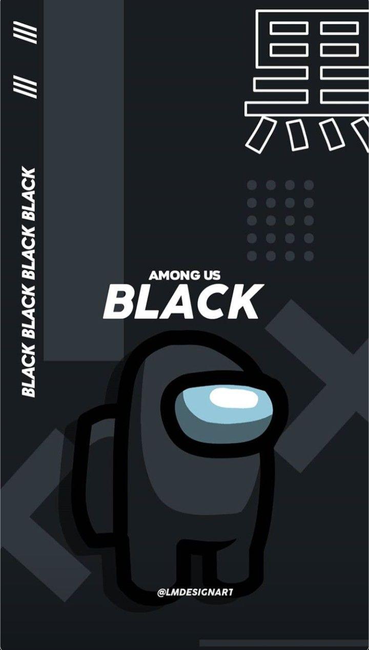 Among Us Black Wallpapers Top Free Among Us Black Backgrounds