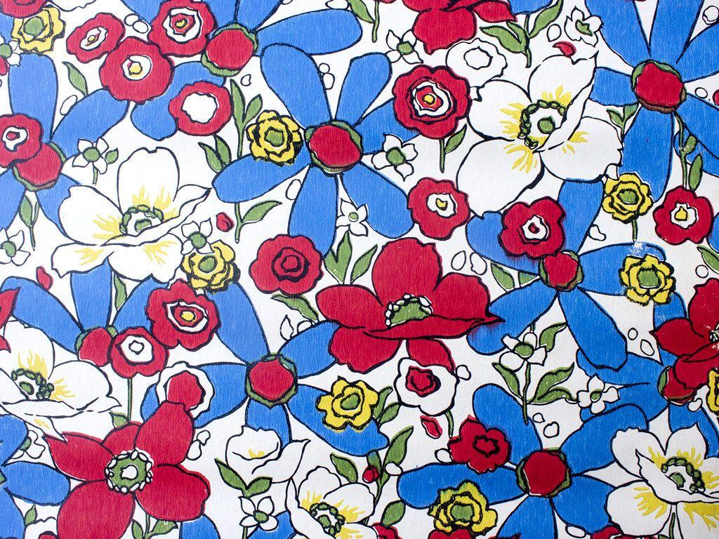 Red And Blue Vintage Background