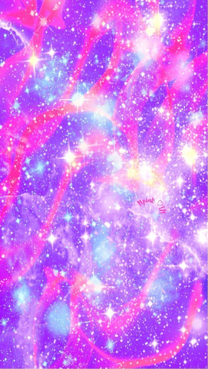 Galaxy Glitter Desktop Wallpaper