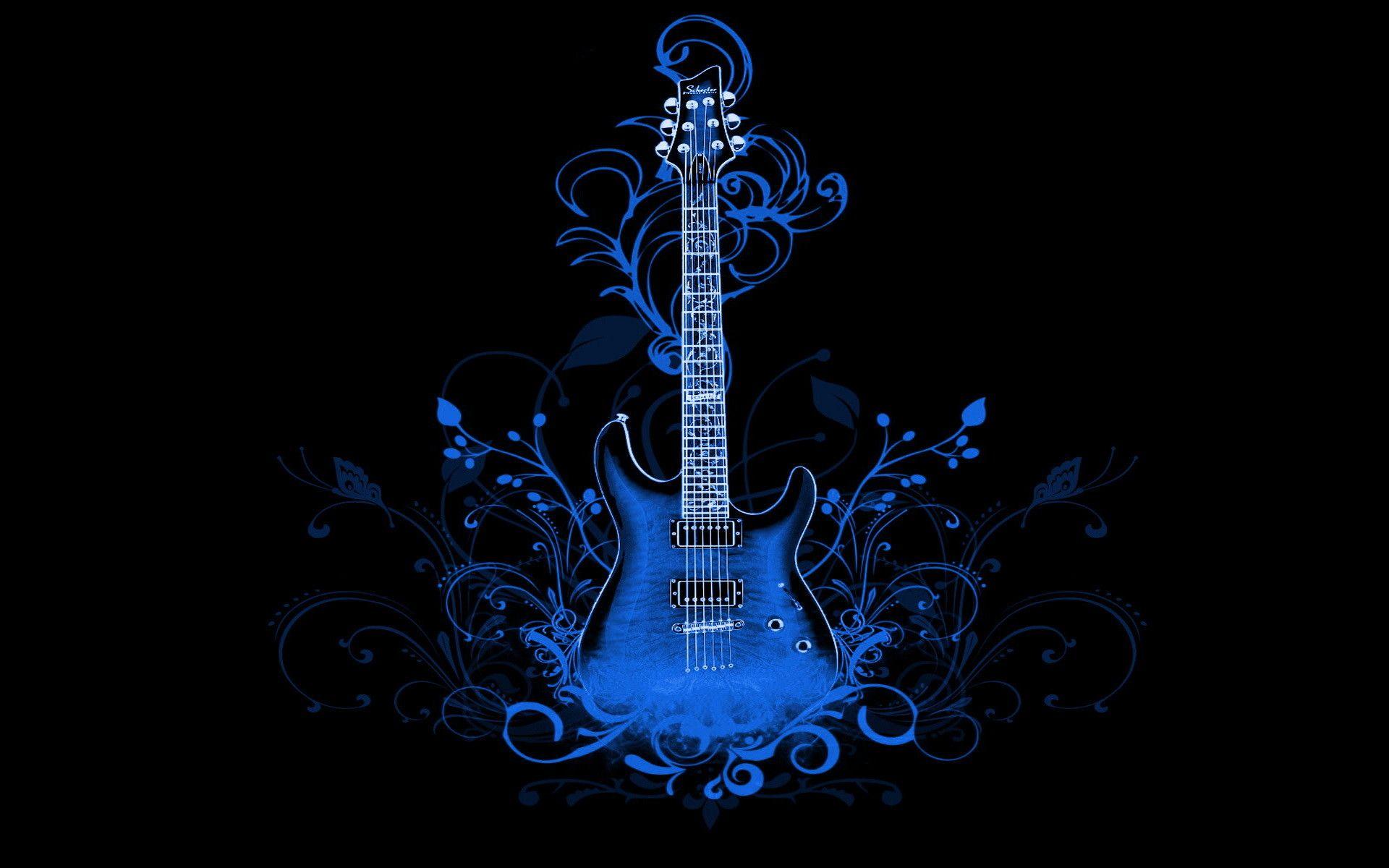 Blue Guitar Wallpapers Top Free Blue Guitar Backgrounds WallpaperAccess
