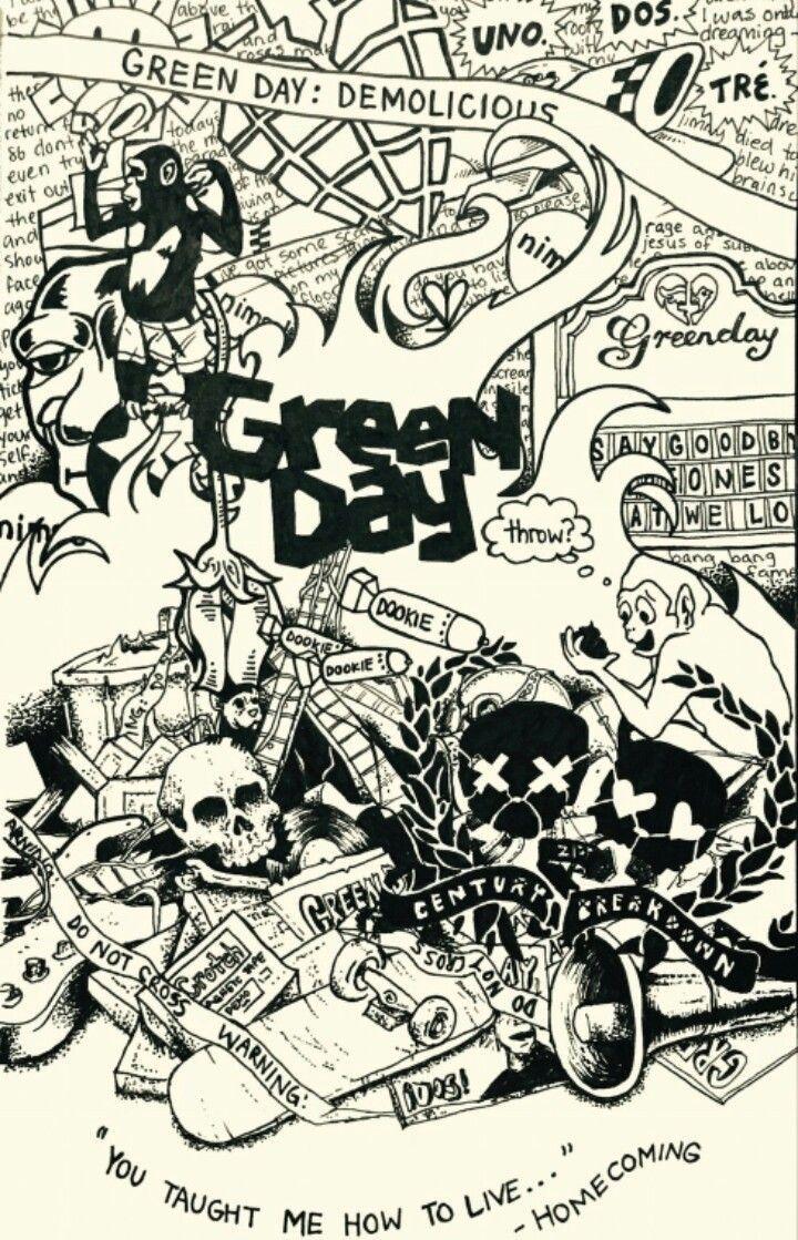 Green Day Dookie Era Wallpaper