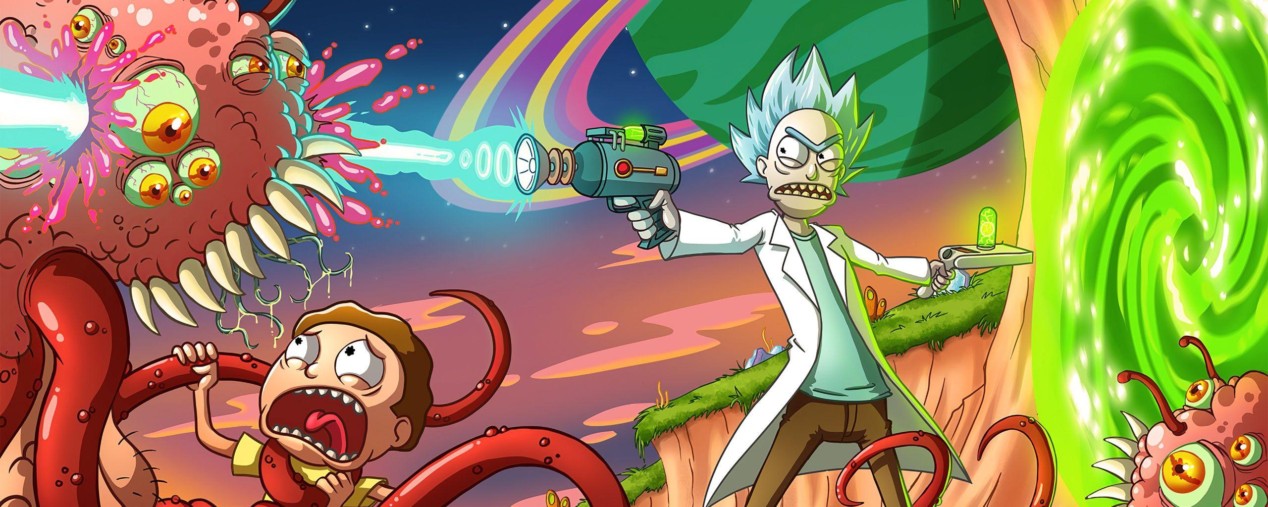 Rick and Morty Dual Monitor Wallpapers Top Free Rick and Morty Dual