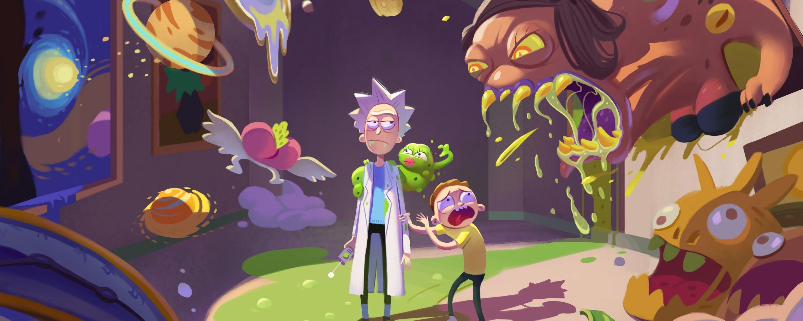 Rick and Morty Dual Monitor Wallpapers Top Free Rick and Morty Dual