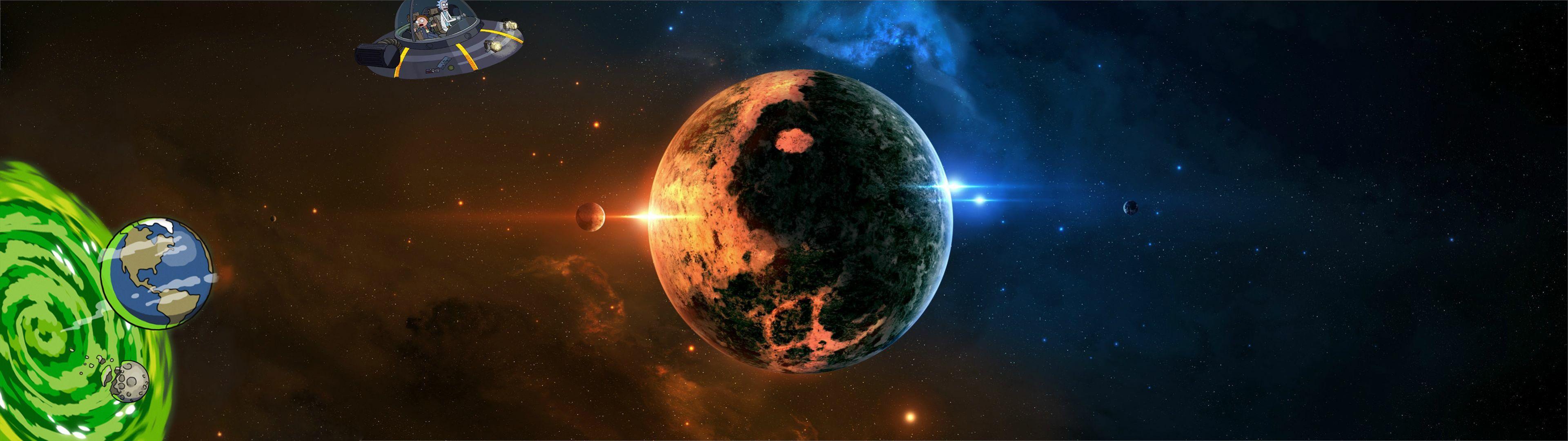 Rick and Morty Dual Monitor Wallpapers Top Free Rick and Morty Dual