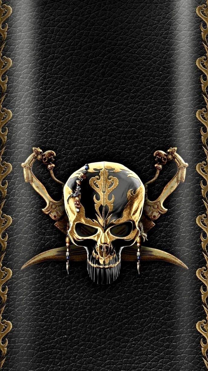 Gold Skull Wallpapers Top Free Gold Skull Backgrounds WallpaperAccess