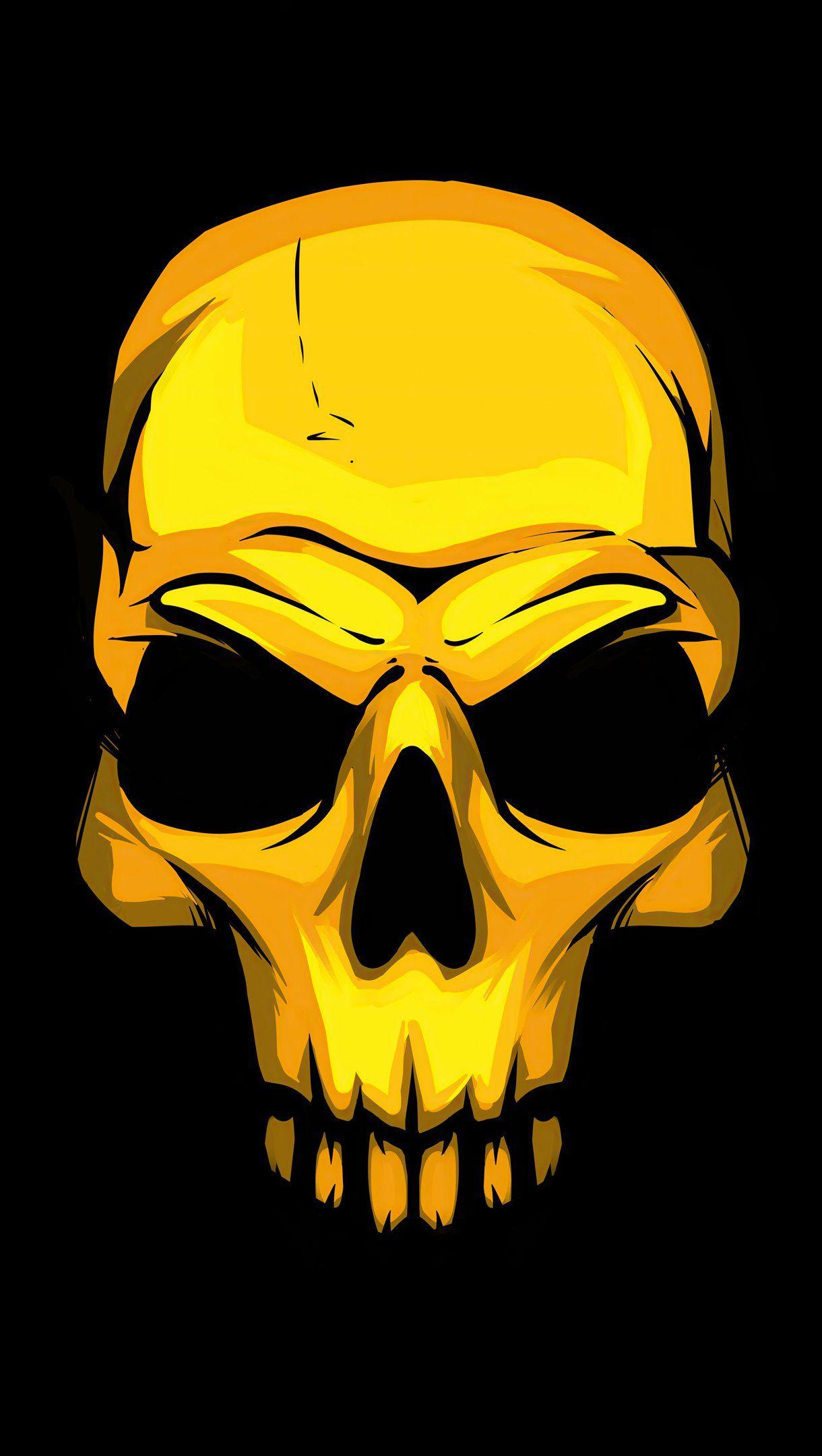 Gold Skull Wallpapers Top Free Gold Skull Backgrounds WallpaperAccess
