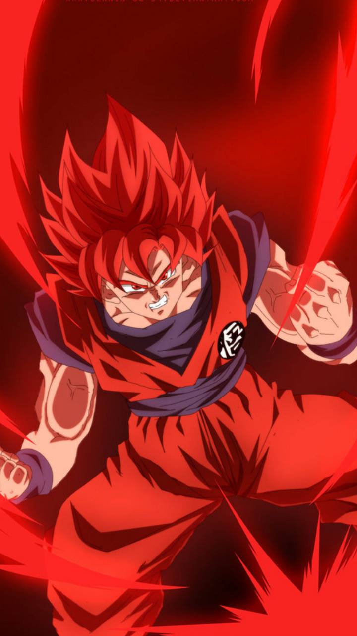 Goku Red Wallpapers Top Free Goku Red Backgrounds WallpaperAccess