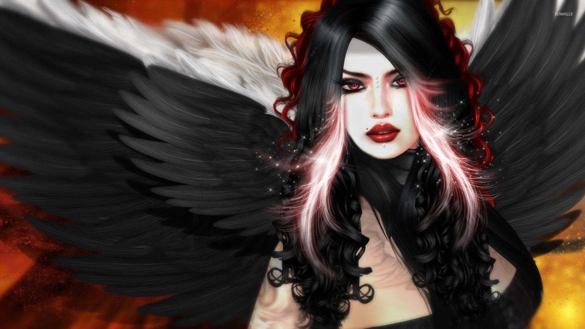 Female Dark Angel Wallpapers Top Free Female Dark Angel Backgrounds WallpaperAccess