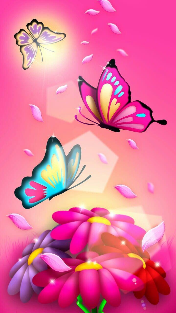 Pink Butterfly Wallpapers Top Free Pink Butterfly Backgrounds