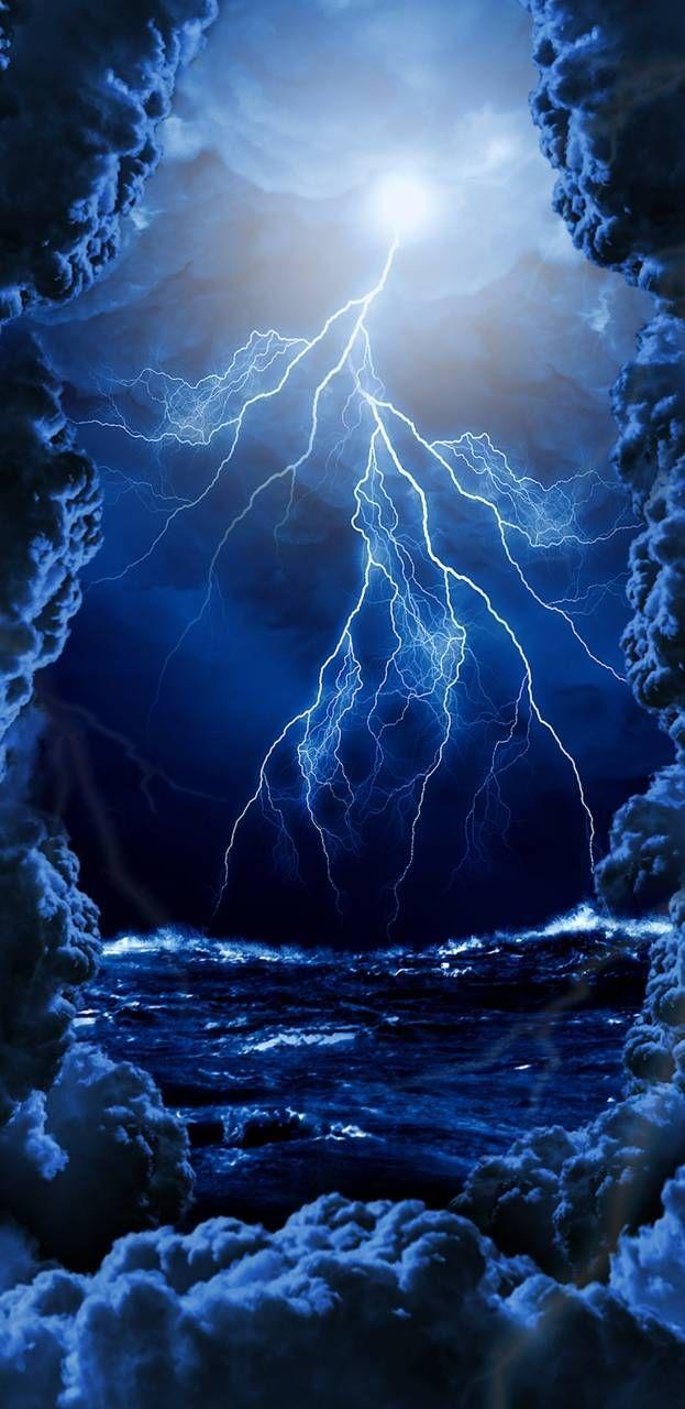 Blue Lightning iPhone Wallpapers Top Free Blue Lightning iPhone Backgrounds WallpaperAccess