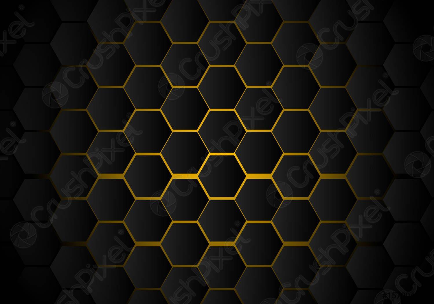 Yellow Hexagon Wallpapers Top Free Yellow Hexagon Backgrounds