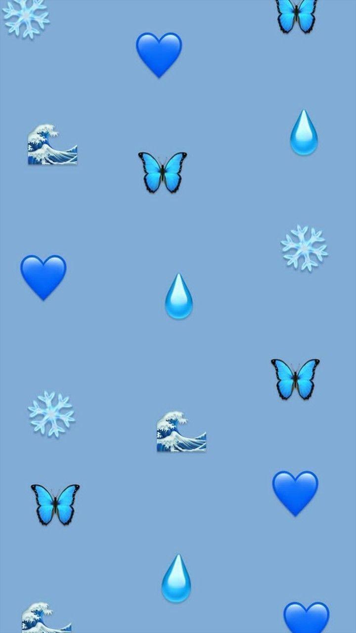 Blue Emoji Wallpapers Top Free Blue Emoji Backgrounds WallpaperAccess