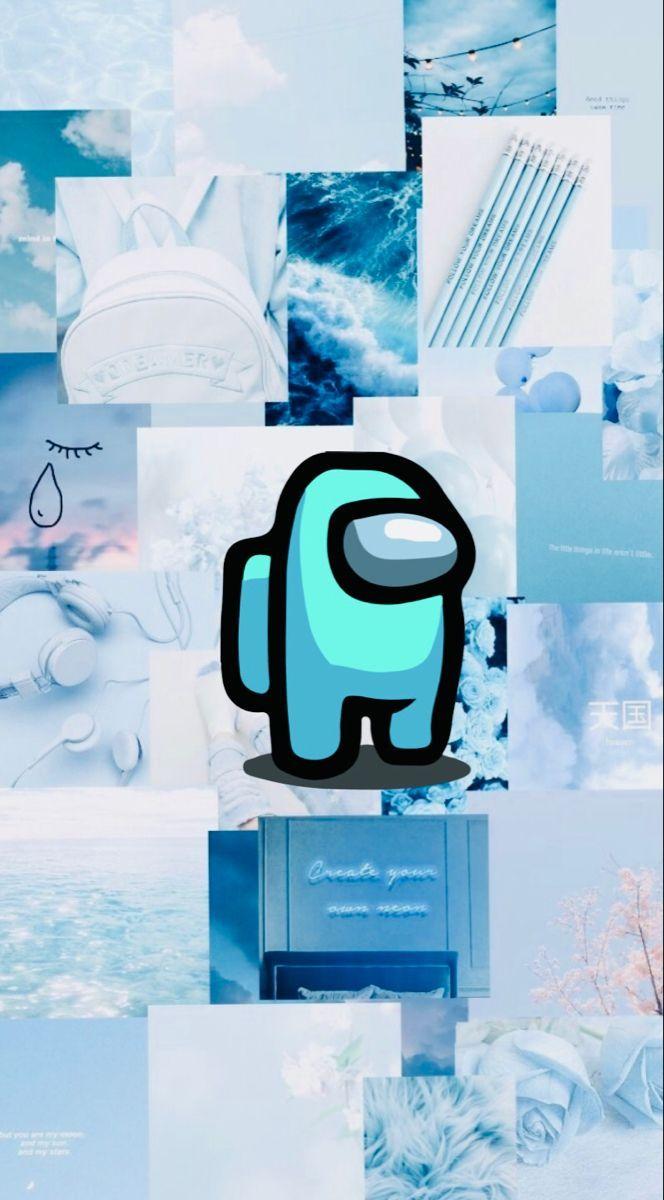 Light Blue Aesthetic Among Us Icon
