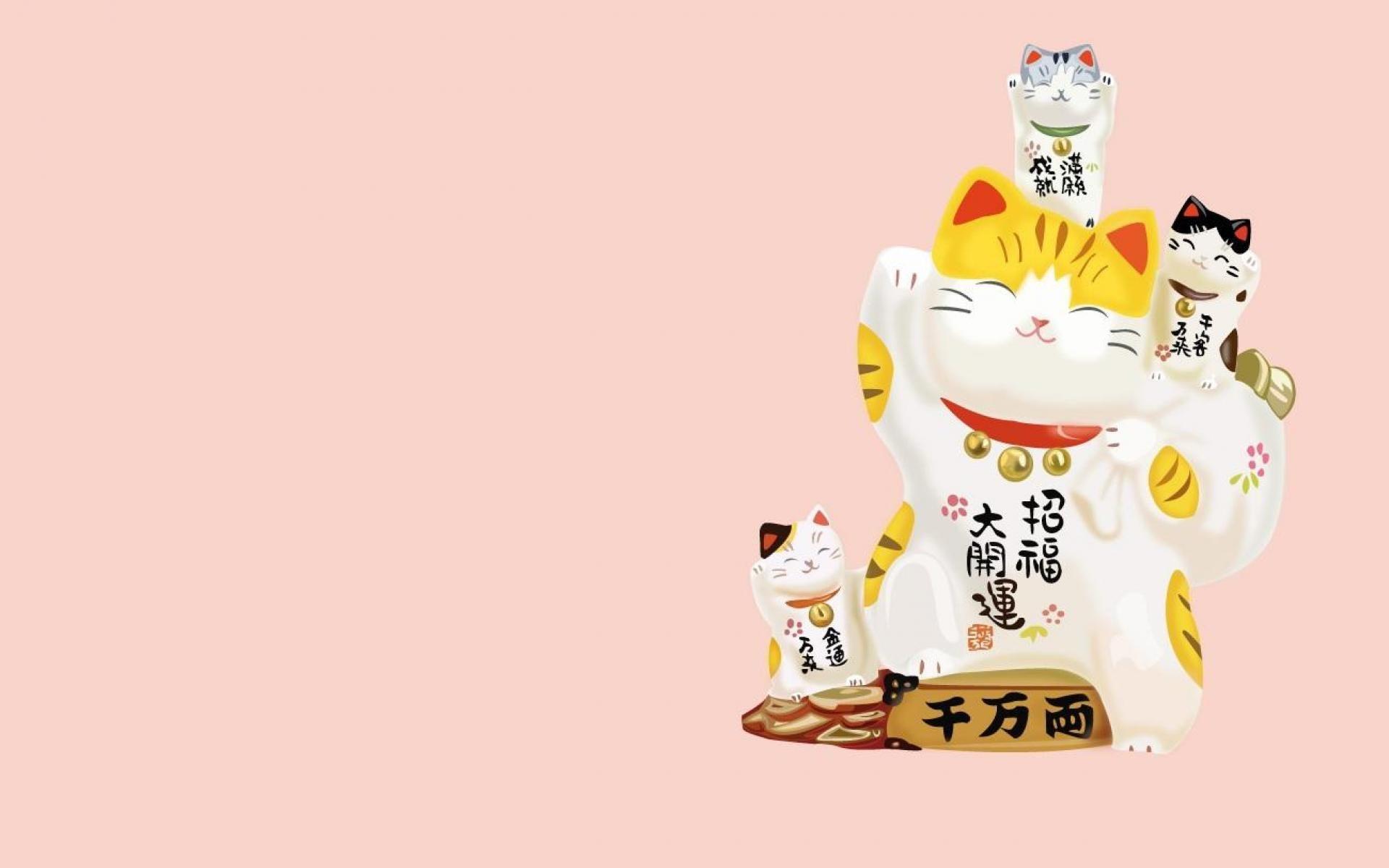 Fortune Cat Wallpapers Top Free Fortune Cat Backgrounds WallpaperAccess
