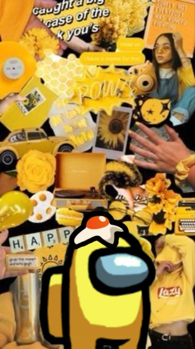 Among Us Yellow Wallpapers Top Free Among Us Yellow Backgrounds