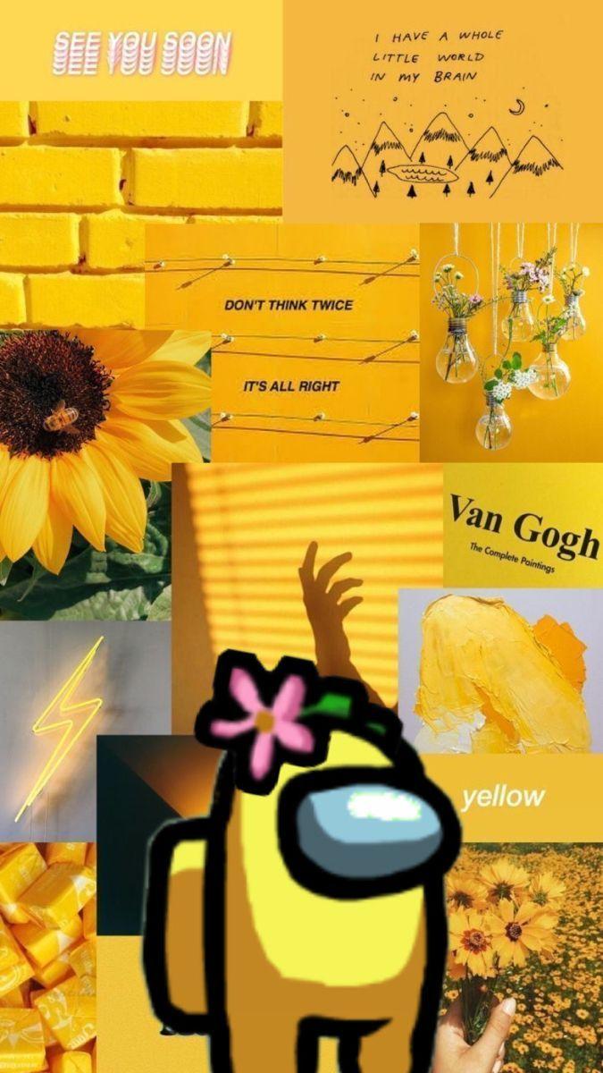 Among Us Yellow Wallpapers Top Free Among Us Yellow Backgrounds