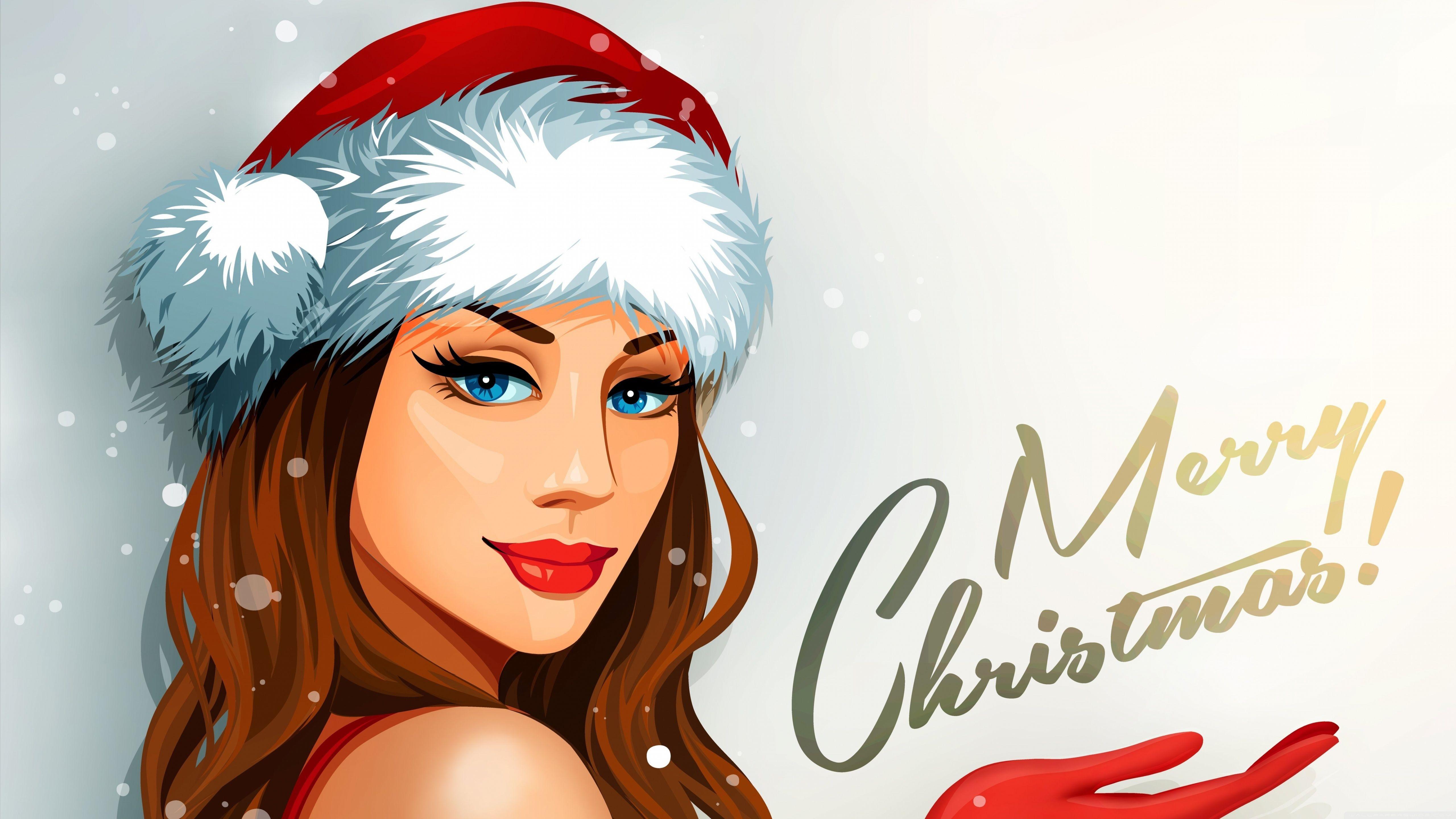 Christmas Girl Wallpapers Top Free Christmas Girl Backgrounds