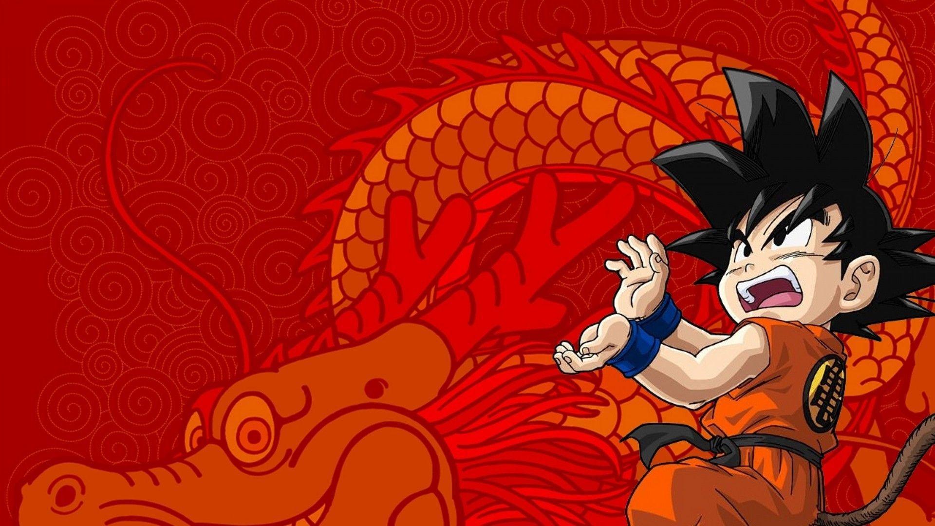 Little Goku Wallpapers Top Free Little Goku Backgrounds WallpaperAccess