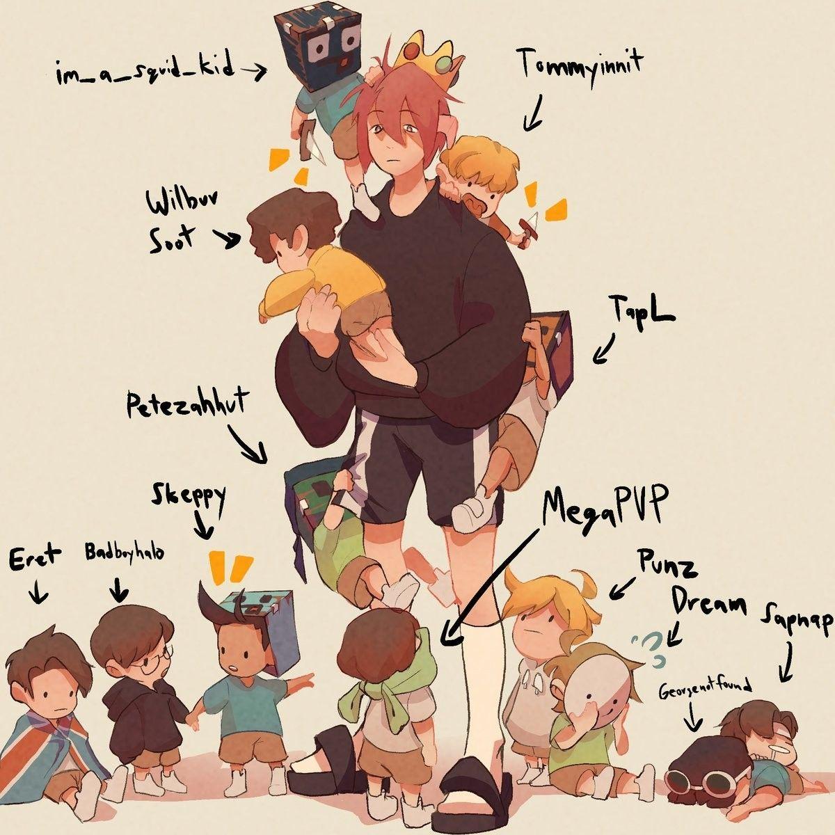 Mcyt Fan Art Wallpaper