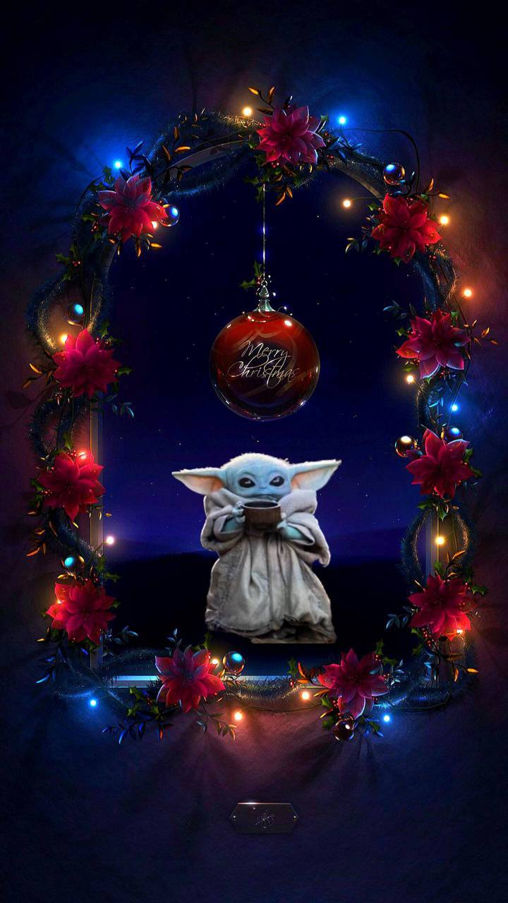 Baby Yoda Christmas Wallpapers Top Free Baby Yoda Christmas