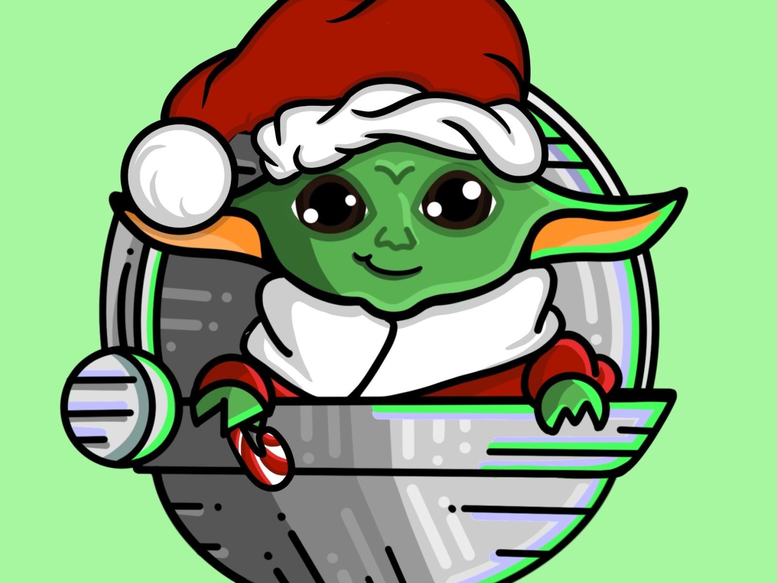 Baby Yoda Christmas Wallpapers Top Free Baby Yoda Christmas Backgrounds WallpaperAccess