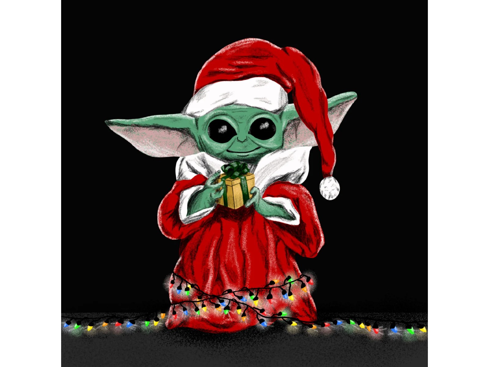 Baby Yoda Christmas Wallpapers Top Free Baby Yoda Christmas