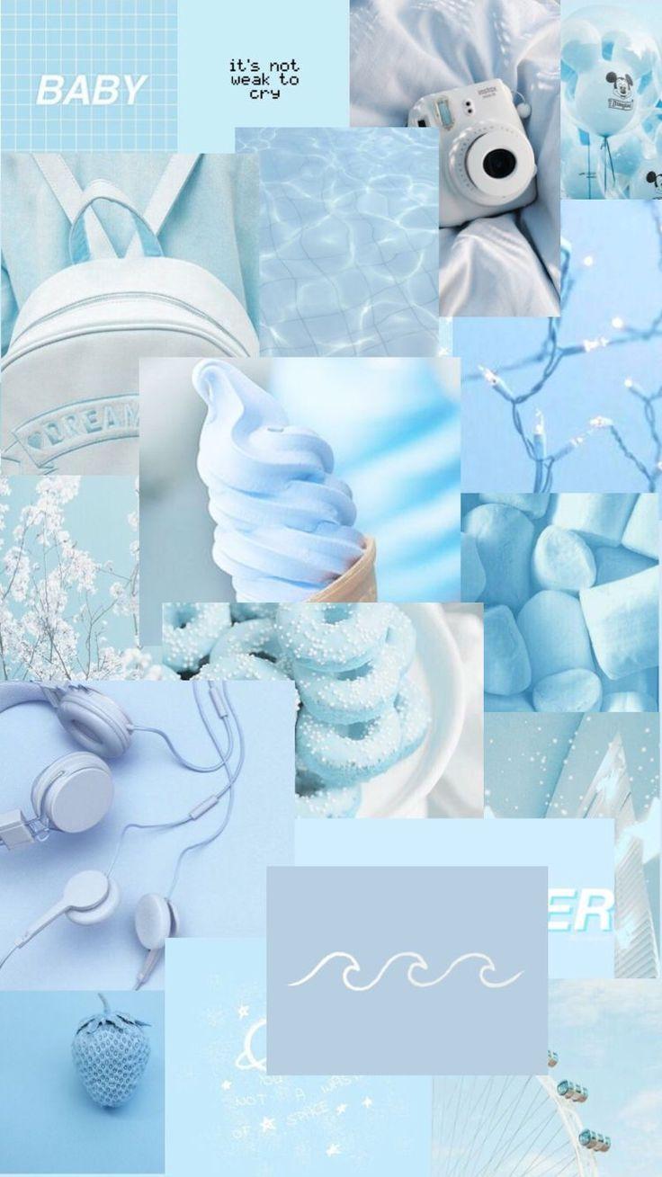 Pastel Blue Aesthetic Tumblr Wallpapers Top Free Pastel Blue